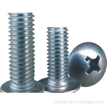 Cross recessed mushroom screws